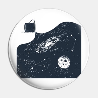 Coffee is my universe Pin