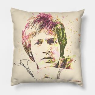 Scott Walker Retro Fan Art Sketch Pillow