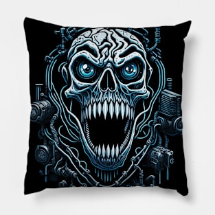 Cyborg Heads Pillow