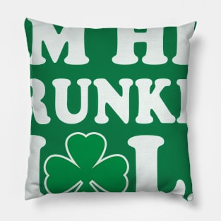 Im His Drunker Half Couples St Patricks Day Pillow