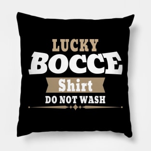 Lucky Bocce Pillow