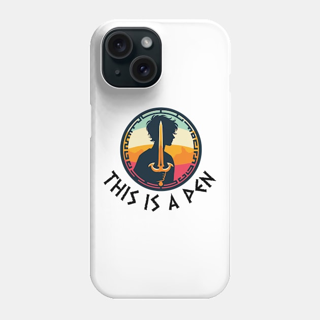 this is a pen - Camp Half-Blood percy jackson Phone Case by whatyouareisbeautiful