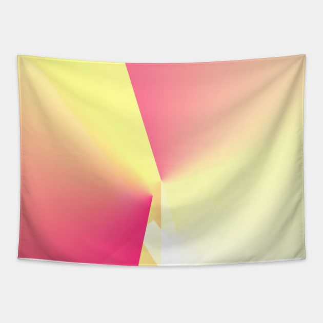 yellow pink white abstract texture Tapestry by Artistic_st