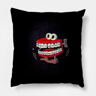 Williamsburg Street Art Graffiti Brooklyn NYC Pillow