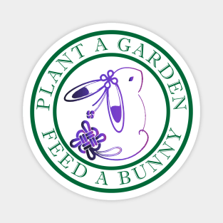 gardner and bunny lover Magnet