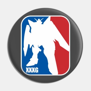 gundam wing nba logo baskelball Pin