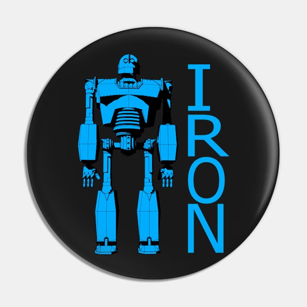 Blue Iron giant Pin by tallbridgeguy