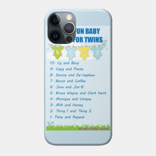 Fun Baby Twin Names Muppet Babies Phone Case Teepublic