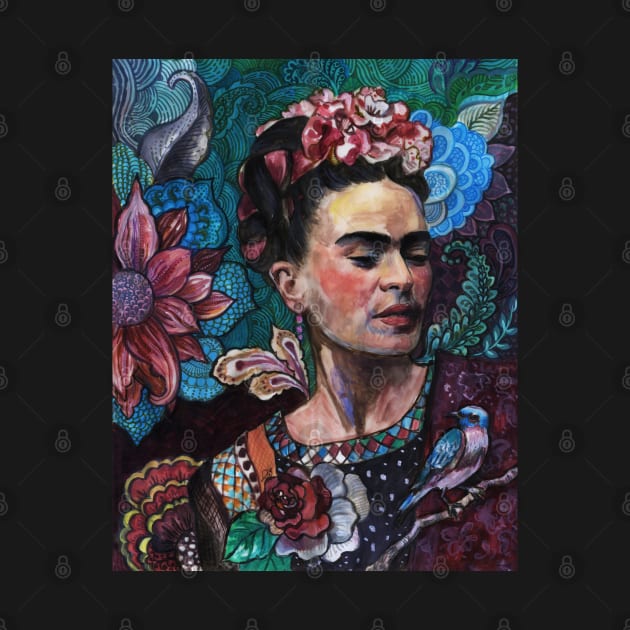 Frida Kahlo Portrait - 1 by FanitsaArt