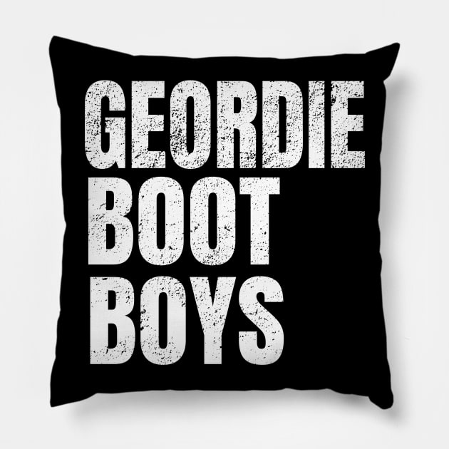 Geordie Boot Boys Pillow by FootballArcade