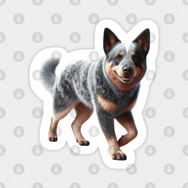 Australian Cattle Dog Magnet by millersye