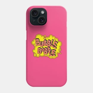 Bubble Bobble Logo Phone Case