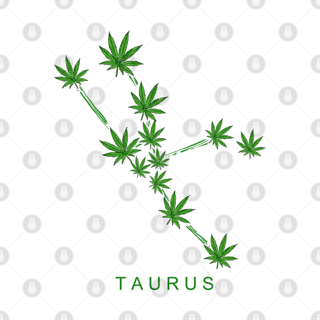 TAURUS WEED ZODIAC by AWANG ART STUDIO