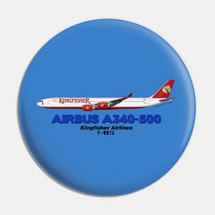 Airbus A340-500 - Kingfisher Airlines Pin