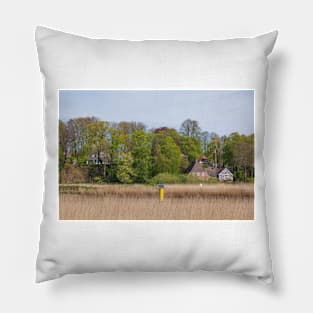 Raschen's shipyard on the Lesum River, Bremen-Lesum, Bremen-Nord, Bremen Pillow