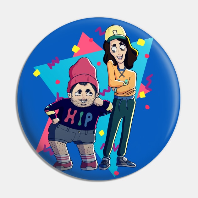 A Little Hip, A little HipHop Pin by kidsuperpunch