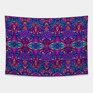 Colorful Oriental Rug Mandala Boho Pattern Tapestry