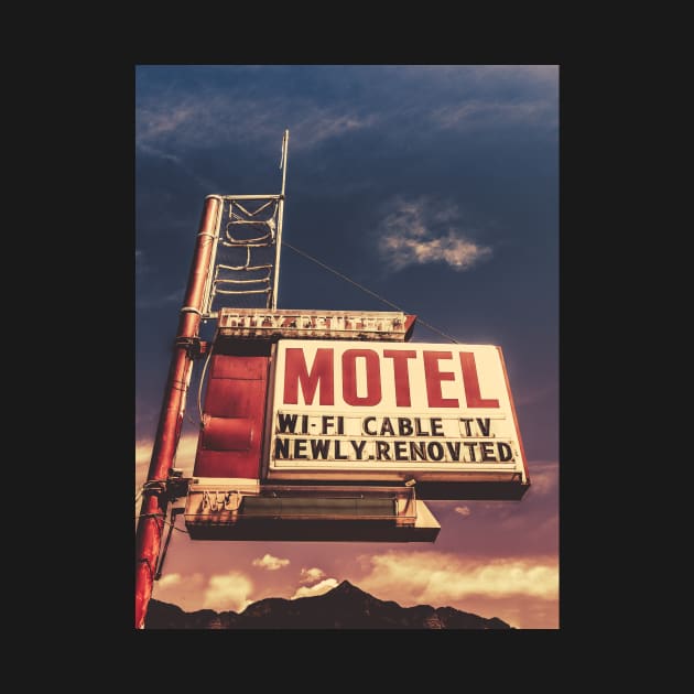 Retro Vintage Motel Sign by mrdoomits