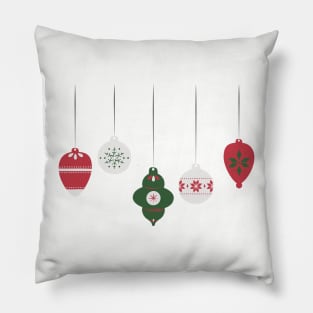 Hanging Baubles Pillow