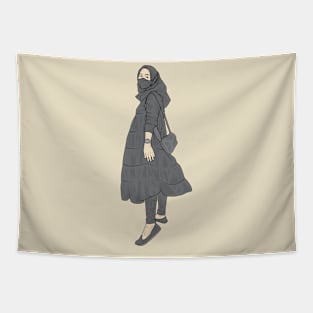 Dark Dress Tapestry