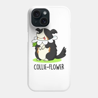 Collieflower Cute Collie Dog Pun Phone Case