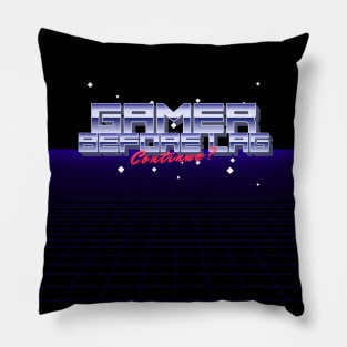 Gamer Before Lag, Continue? Pillow