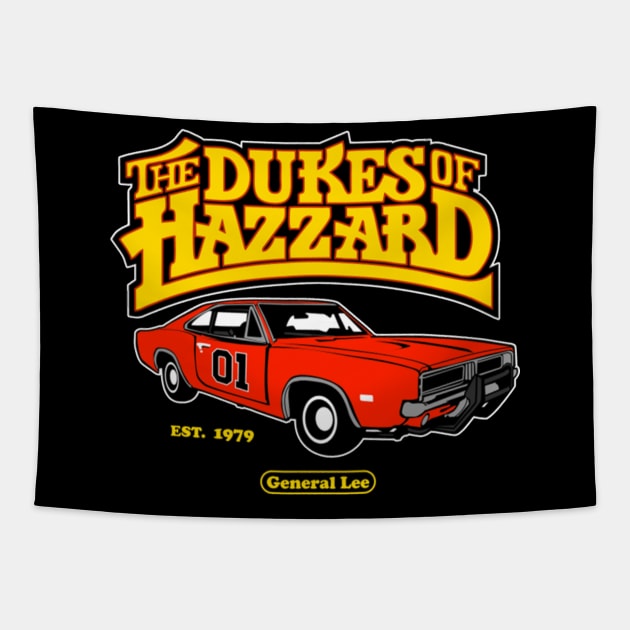 Dukes Of Hazzard Racing Adventures Tapestry by anyone heart