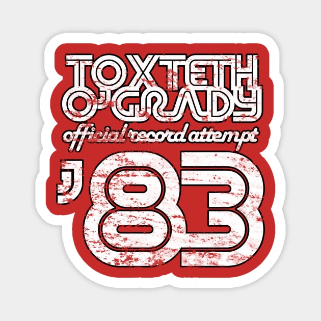 Toxteth O'Grady, official record attempt 1983 Magnet by brianftang
