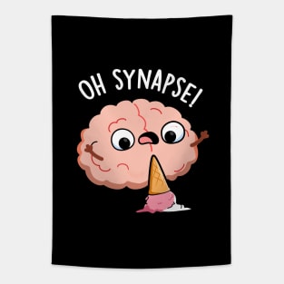 Oh Synapse Funny Brain Pun Tapestry