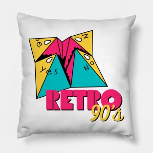 Retro 90’s Style Fashion and Decor Pillow