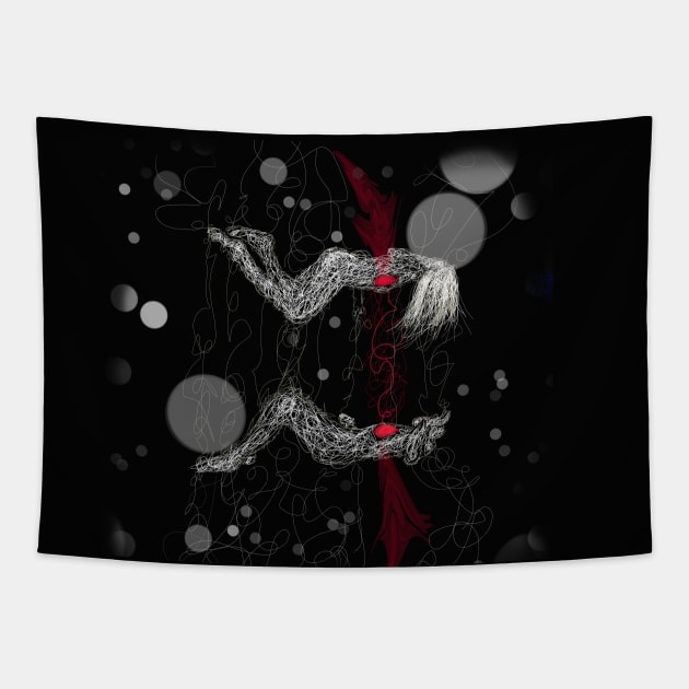 Souls connection Tapestry by Hamza_Atelier