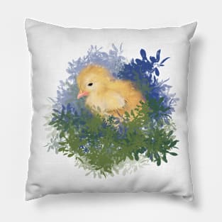 Spring Chick Pillow