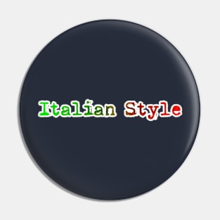 italian style Pin