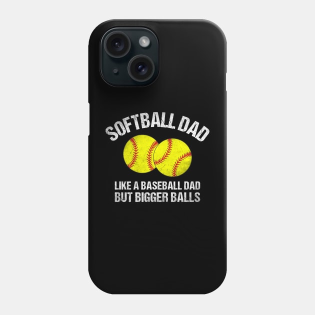 Softball Dad Phone Case by EnarosaLinda XY