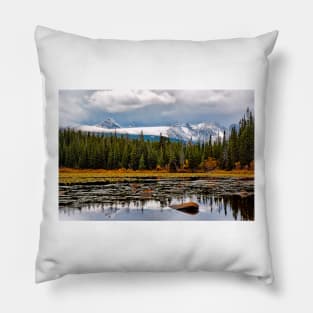 Red Rock Lake Study 5 Pillow