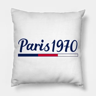 Paris 1970 Pillow