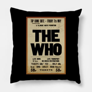 The Who Vintage Pillow