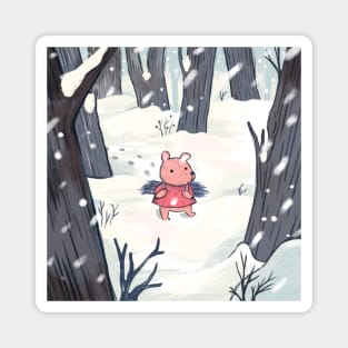 Winter Forest Magnet