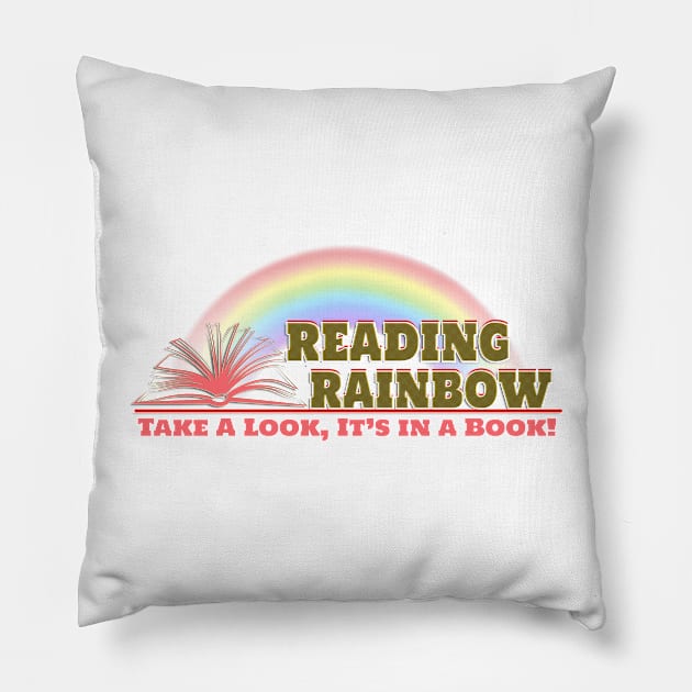 Reading Rainbow. Take a Look, it's In a Book Pillow by ShopiLike