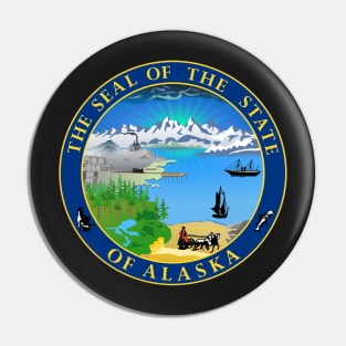 Alaska Coat of Arms Pin