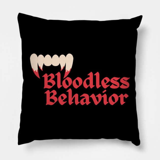 bloodless behavior - astarion Pillow by CursedContent