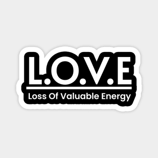 LOVE Meaning Minimalist Design Magnet