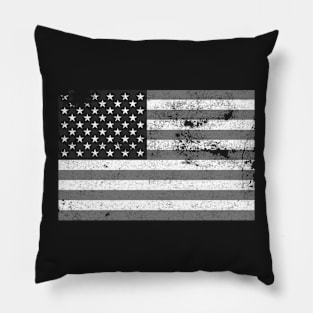 Black Stars and Stripes Facemask Pillow