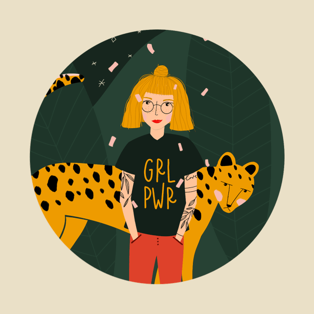 Grl Pwr #2 by Artsy Morning Studio