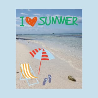 I heart Summer, I love Summer, I ❤ Summer T-Shirt