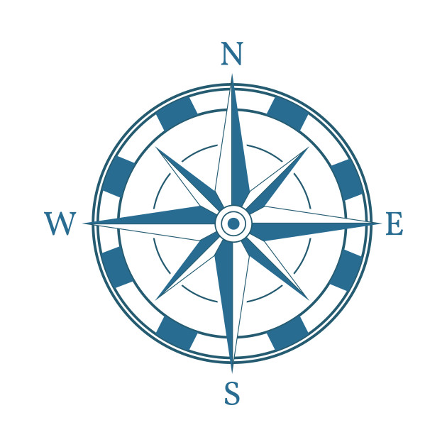 Nautical Compass - Nautical Compass - T-Shirt | TeePublic