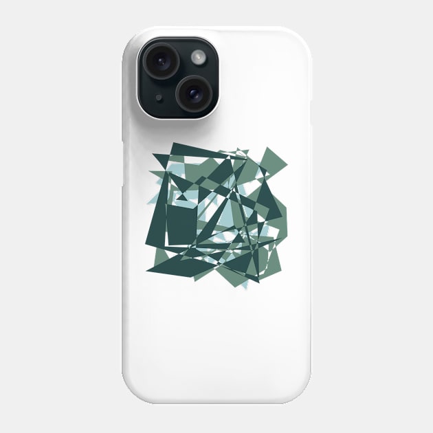 Wacky geometric shapes Phone Case by Mushcan