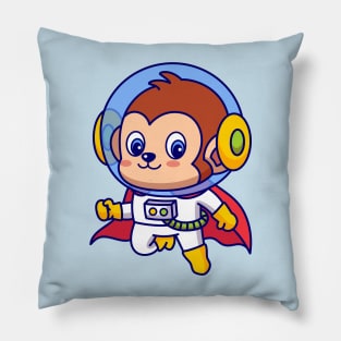 Superhero Monkey Astronaut Pillow