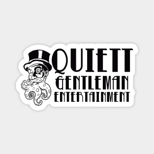 Quiett Gentleman Entertainment Logo Magnet