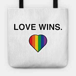 Love Wins Pro Gay Marriage Shirt Tote